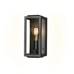 Konstsmide Wandleuchte CARPI, klein, E27, schwarz KON-7348-750