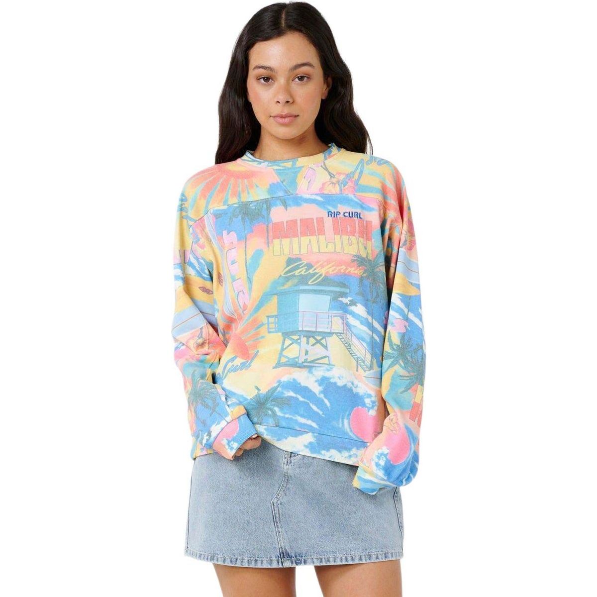 RipCurl Surf Side Relaxed Crew multico (3282) 2XS 0BUWFL-3282-2XS
