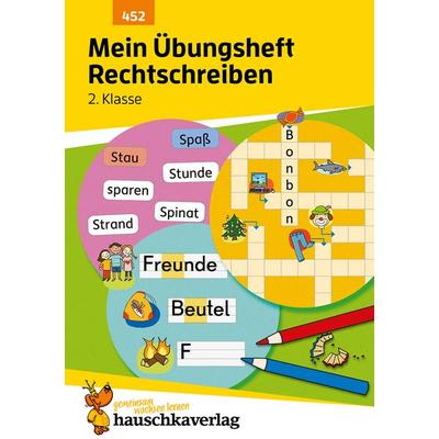 Mein Übungsheft Rechtschreiben 2. Klasse, Geheftet von Stefanie Walther, Hauschka Verlag, 978-3-88100-452-7