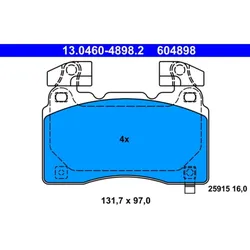ATE 13.0460-4898.2 Bremsbelagsatz, Scheibenbremse