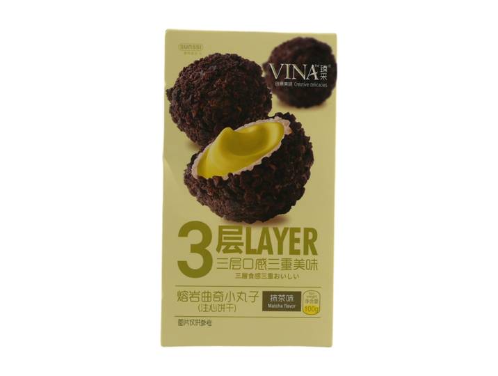 Franzzi Mini-billes de cookie (saveur matcha) 100 g