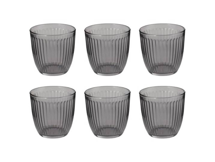 BUTLERS 6er Set Wassergläser 290 ml Klarglas - LINEE