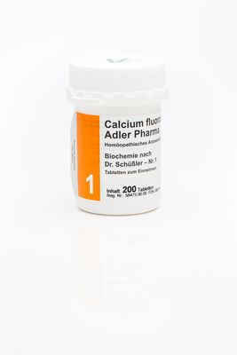 Adler Pharma Produktion und Vertrieb GmbH BIOCHEMIE Adler 1 Calcium fluoratum D 12 Tabletten 200 St 00833154