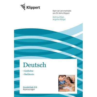 Gedichte - Sachtexte, Geheftet von Waltraud Boes,Angelika Röttger, Klippert Verlag in der AAP Lehrerwelt GmbH, 978-3-403-09234-6