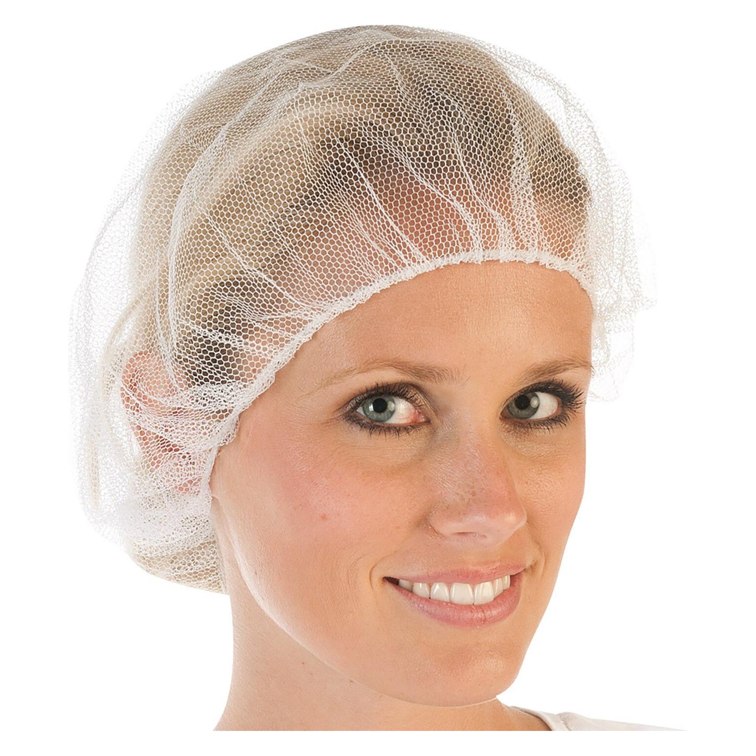 Hauben Nylon Weiss 60cm (12471)