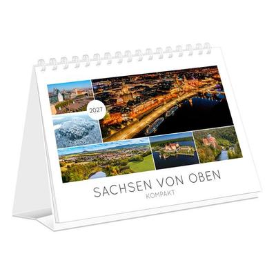 Kalender Sachsen von oben kompakt 2027