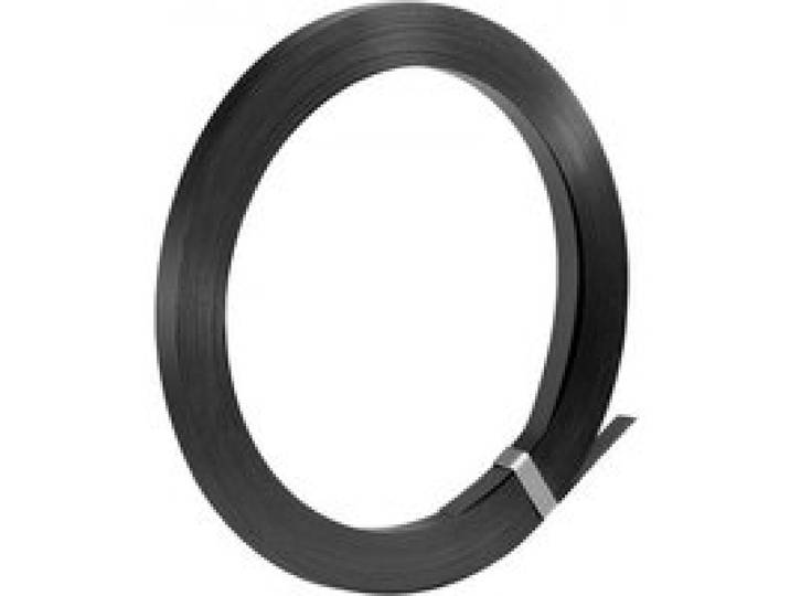 VEVOR Umreifungsstahlband, 19 mm x 0,55 mm x 91 m, Verpackungsstahlband, Metallbandrolle, 775,6 kg Bruchfestigkeit, Stahlumreifungsbänder, Hochleistungsbandrolle für Palettenverpackung