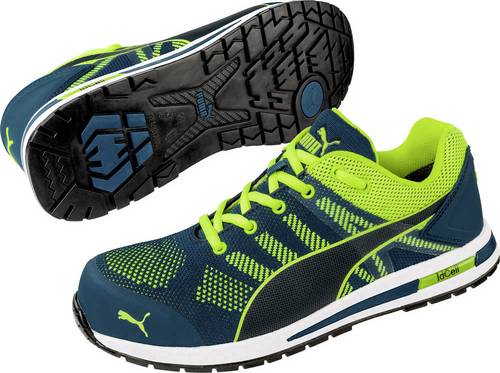 PUMA Elevate Knit Green Low 643170-41 Sicherheitsschuh S1P Schuhgröße (EU): 41 Grün, Gelb 1St.