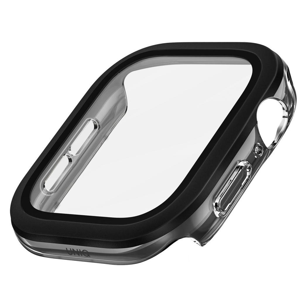 Uniq Case Voute for Apple Watch Series 10 42mm tempered glass black (UNIQ-42MM-VOUJBLK)