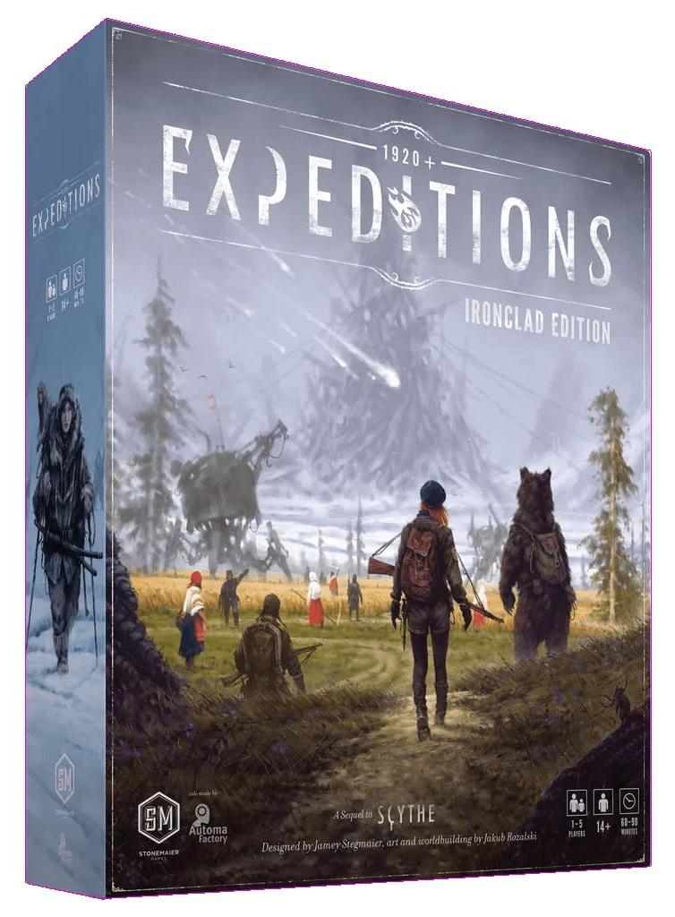 Brettspiel Expeditions: Eisenkladen Edition, Strategie, 1-5 Spieler