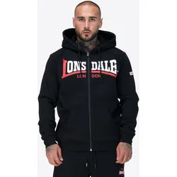 Lonsdale Herren Kapuzensweatjacke mit Reißverschluss normale Passform GARRIGILL