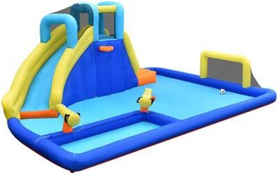 Costway 6-in-1 Inflatable Water Slide Jumping House without Blower