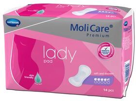 Molicare Pensos de Incontinência 4.5 Gotas Lady Pad 14 un