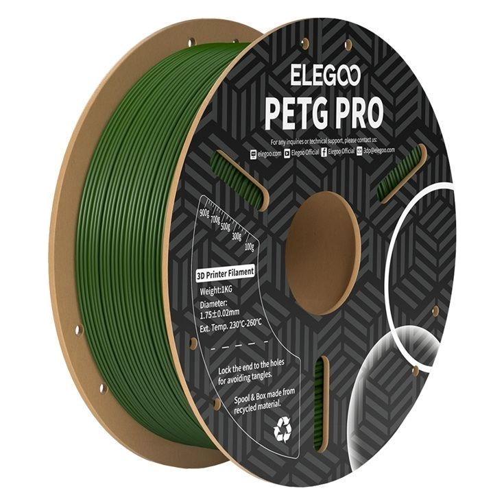 Elegoo PETG Pro Filament (Olive Green) (PETG, 1000 g, 1.75 mm) (50.203.0449)