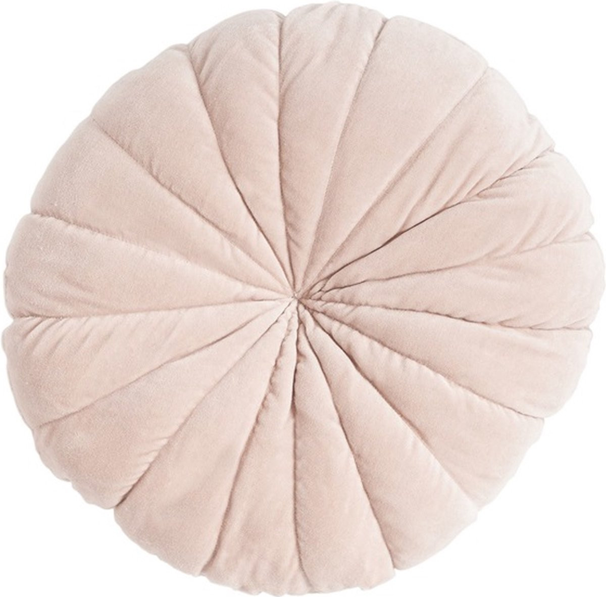 Linen & More Flower Mattress Sierkussen Powder Roze, Diameter: 40 cm