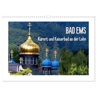 Bad Ems - Kurort und Kaiserbad an der Lahn (Wandkalender 2026 DIN A3 quer), CALVENDO Monatskalender