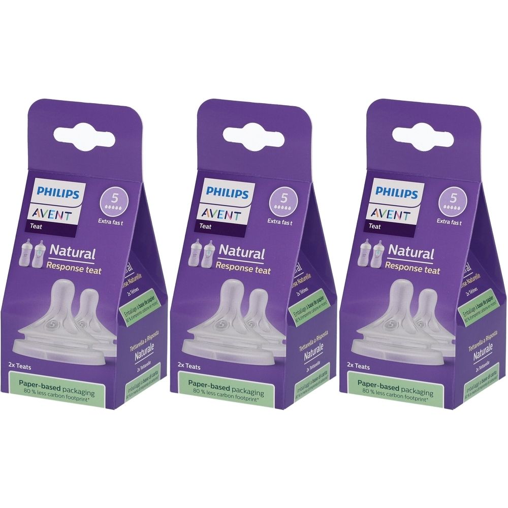 Philips Avent Natural Response Flow Speen 5 Scy965/02 x3 3x2 St Schnuller