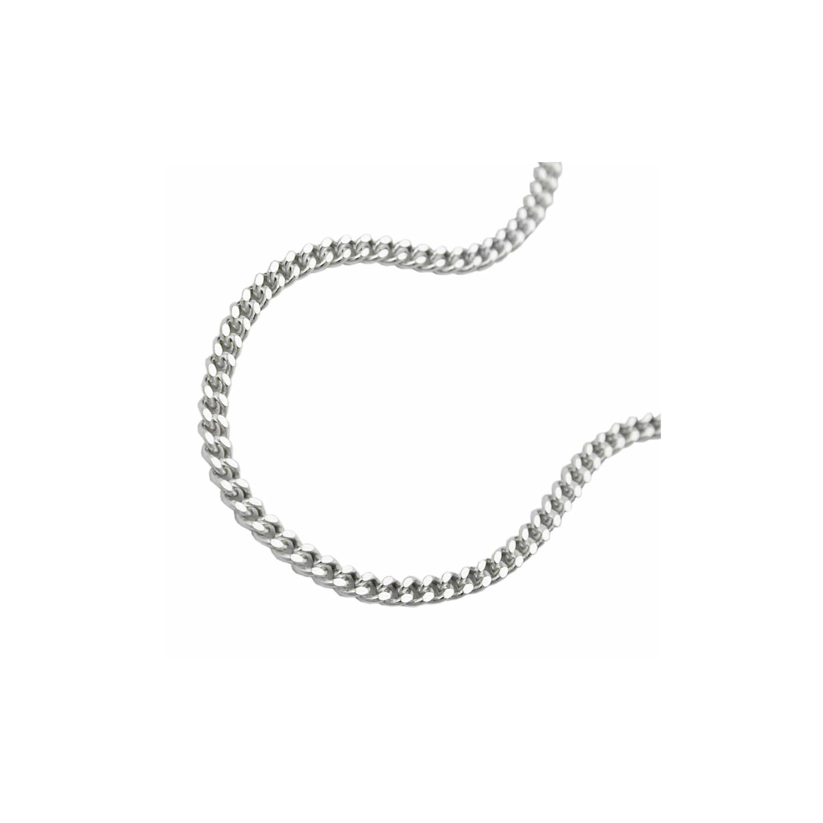 Gallay Kette 1,7mm Flachpanzerkette 2x diamantiert Silber 925 55cm