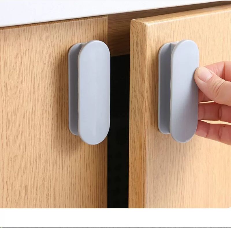 INF 2er-Pack Klebe-Schrankgriffe ohne Bohren - Einfache Installation