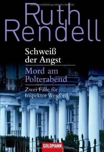 Ruth Rendell - Schweiß der Angst / Mord am Polterabend: Zwei Fälle für Inspektor Wexford - Preis vom 02.10.2026 23:42:20 h