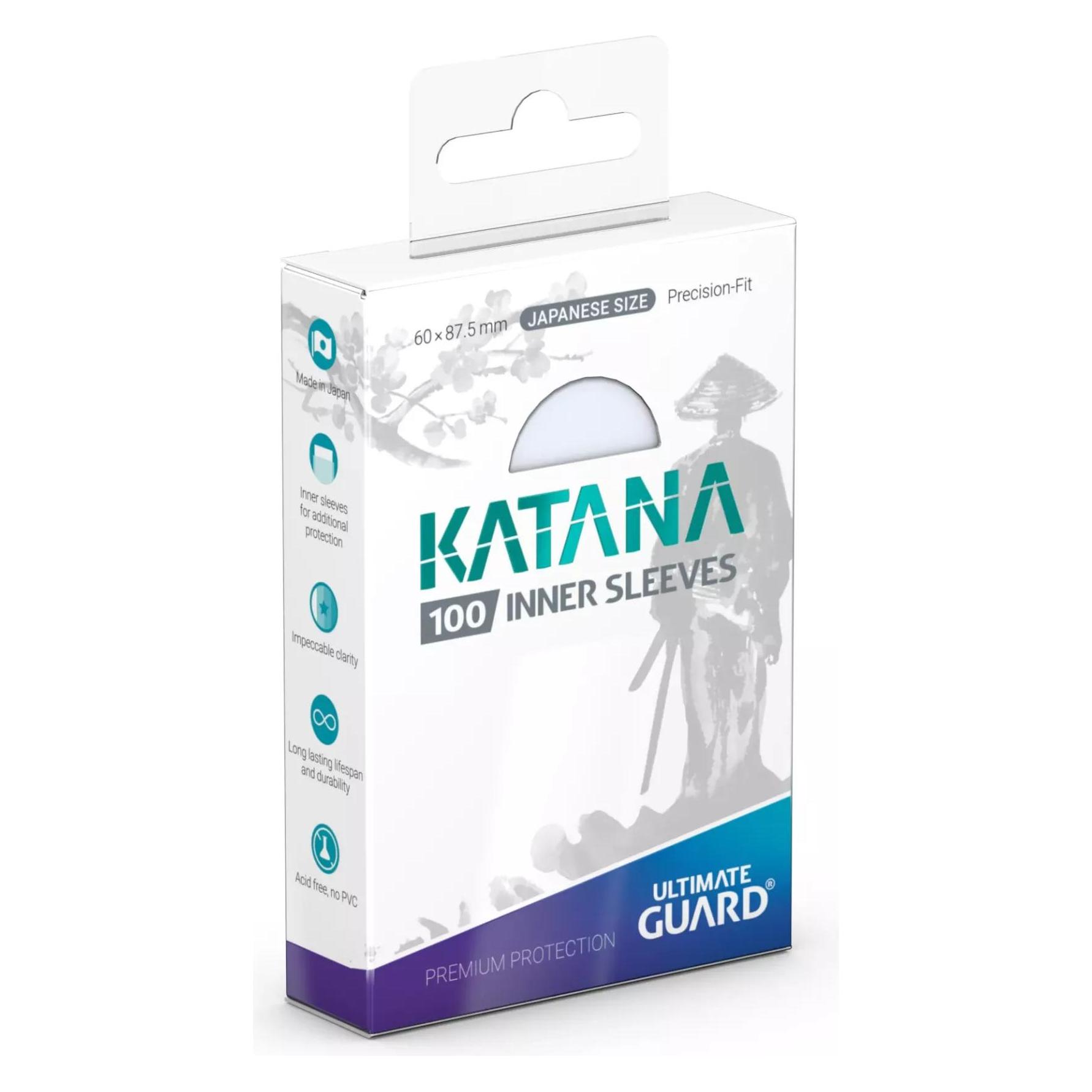 Ultimate Guard 100 pochettes Katana Inner Sleeves Japanese Size (UGD011356)