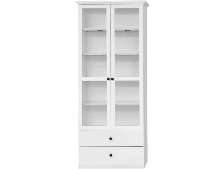 Wombat Vitrine weiss - Material: Holzwerkstoff - 85