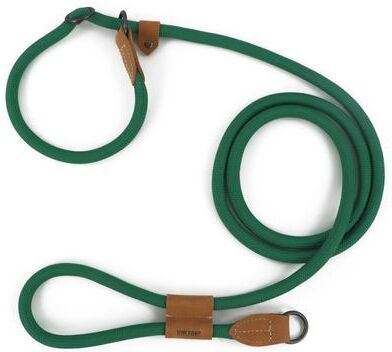 Uplift Essentials Multi Functional Hands Free P Shape Leash Adjustable Dual Handle Training & Running Lead green 83 In