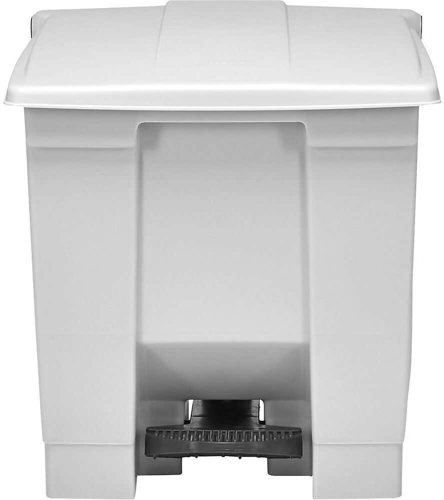 Tretabfalleimer, Industrie, aus Polyethylen, Volumen 30 l, weiß Rubbermaid