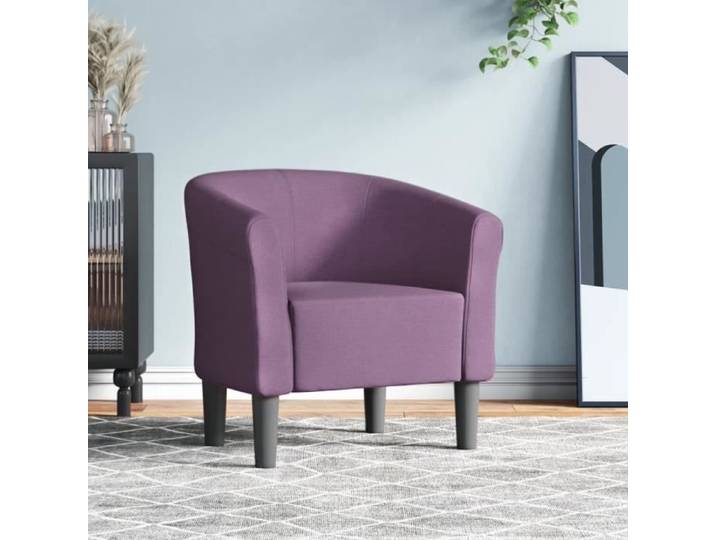 Mode Design  Fauteuil cabriolet violet tissu Salon ou Chambre à Coucher 958744
