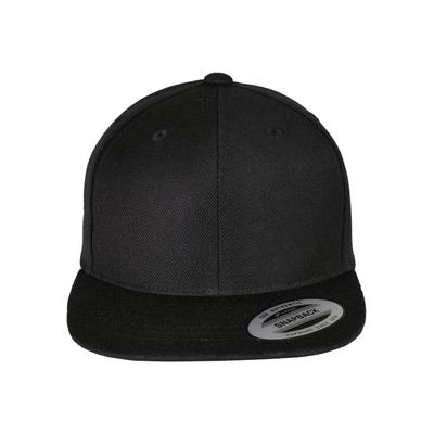 Flex Cap FLEXFIT "Flexfit Unisex Classic Snapback", Herren, Gr. onesize, schwarz, 80% Polyacryl, 20% Wolle, unifarben, Caps