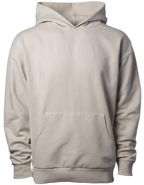 Independent Trading Co. INDLUXHOOD Lux Heavyweight Modal Hooded Sweatshirt in Ivory size Large
