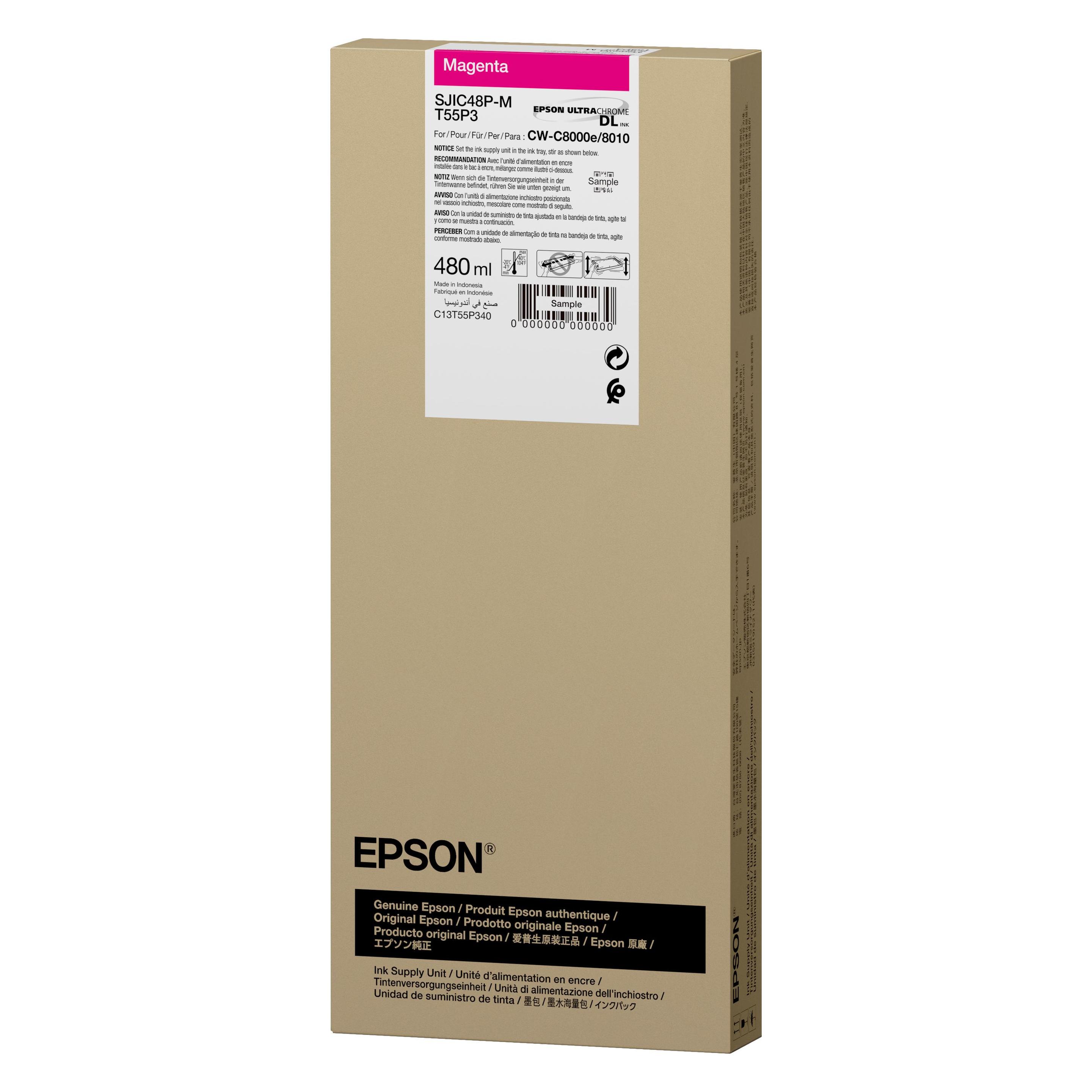 Epson Tinte magenta f. 8000e (C13T55P340)