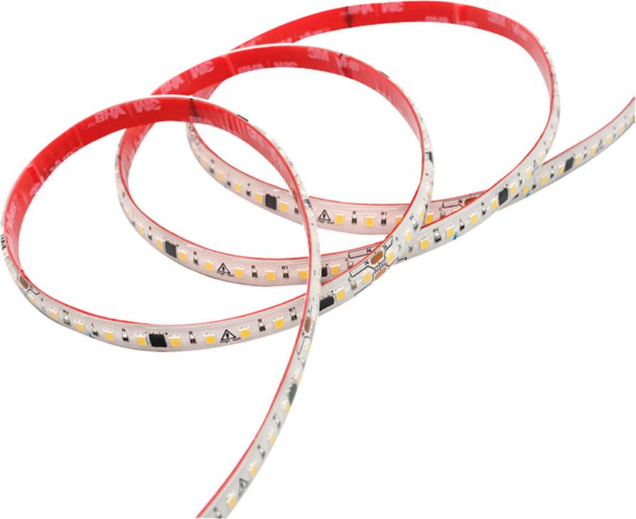 LED-Band, weiß, 3000 K, warmweiß, flexibel, professionell, 16 W/m, 1600 lm/m, 120 LED/m, 230 V, IP65, Rolle 50 m x 10 x 2,5 mm