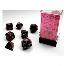 Chessex Würfel - Speckled Silver Volcano (7-Würfelset) 292472