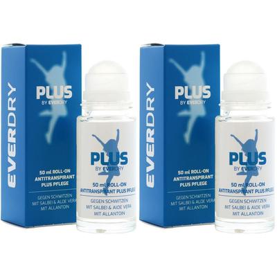 Everdry Antitranspirant Body Plus Pflege Roll-on 2x 2x50 ml Körperpflege