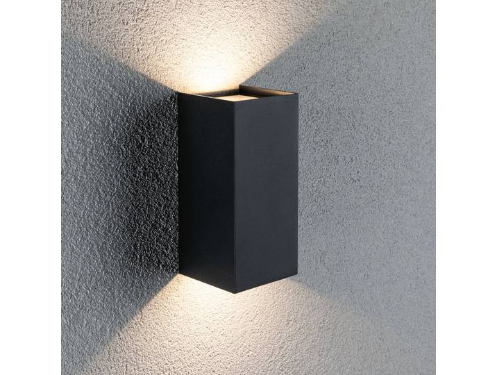 Appliqué d'extérieur LED Flame 22 cm, anthracite, up/down - Paulmann - Moderne - Métal - Multi-ampoules