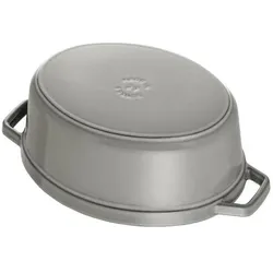 Staub Cocotte, Pfanne + Kochtopf, Grau