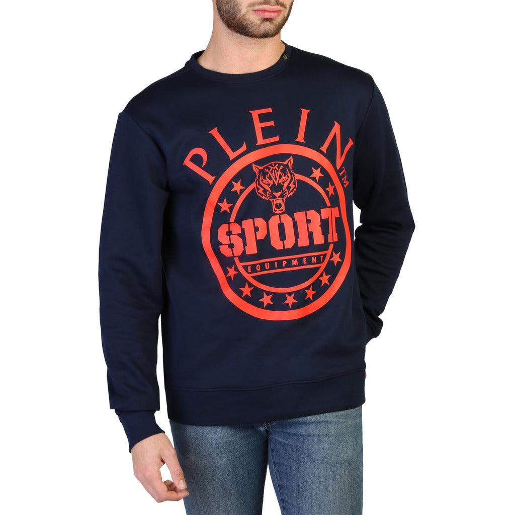 Plein Sport Heren Blauw Katoenen Trui