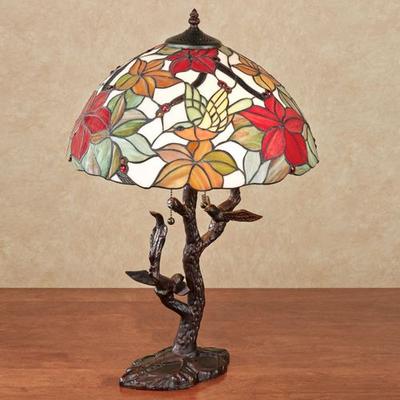 Touch of Class Tropical Passion Stained Glass Lamp Multi Warm , Multi Warm