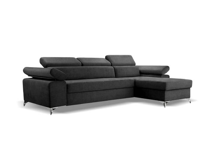 Ecksofa BARDI Rechts Grau (Noel 10)