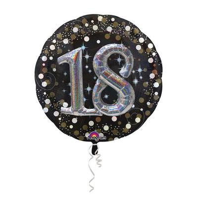 18. Geburtstag gold Multi Folienballon