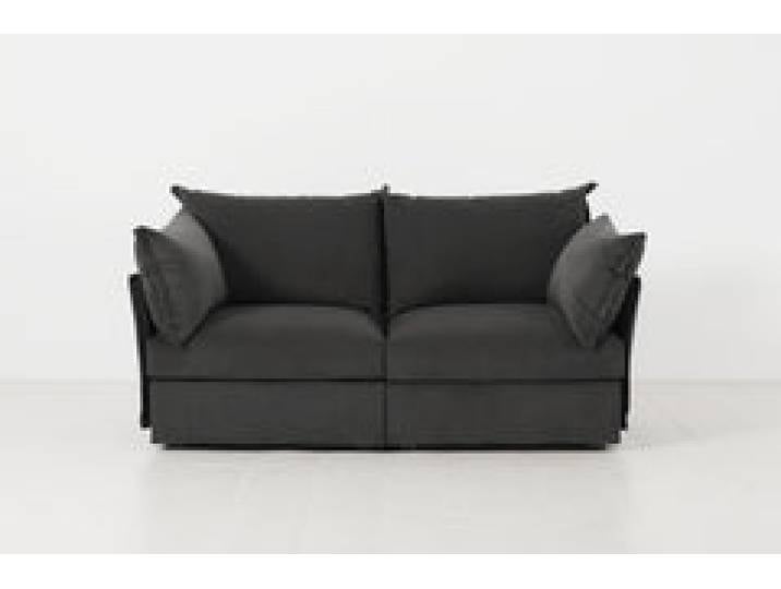 Zweisitzer-Sofa Model 06, Dunkelgrau