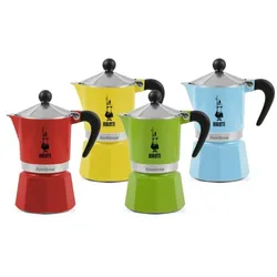 Bialetti Espressokocher Rainbow 6 Tassen hellblau