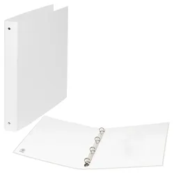 DONAU Ringbuch 4-Ringe DIN A4 3.5 cm weiß