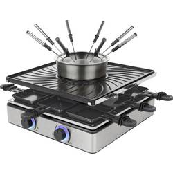 Princess 01.162670.01.001 Raclette 8 Pfännchen, 8 Fonduegabeln