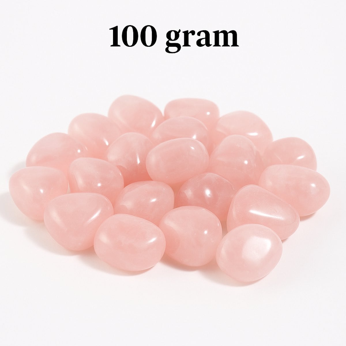 S4H Getuimelde Rozenkwarts Edelstenen – 100 gram – Natuursteen Kristallen voor Harmonie en Rust