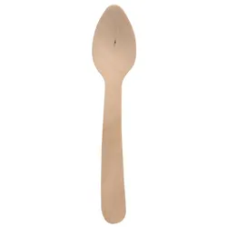 Papstar 1000 Kaffeelöffel Holz `pure` 11 cm