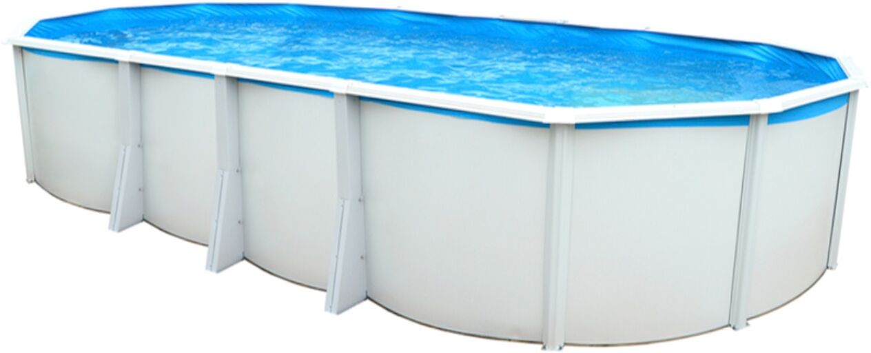 Piscine hors-sol acier Toi IBIZA ovale 915X457X132cm filtre à sable