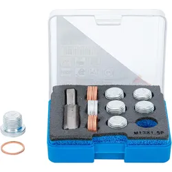 BGS, Fahrzeug Werkzeug, Reparatursatz für Öl-Ablass-Gewinde M17 x 1,5 mm