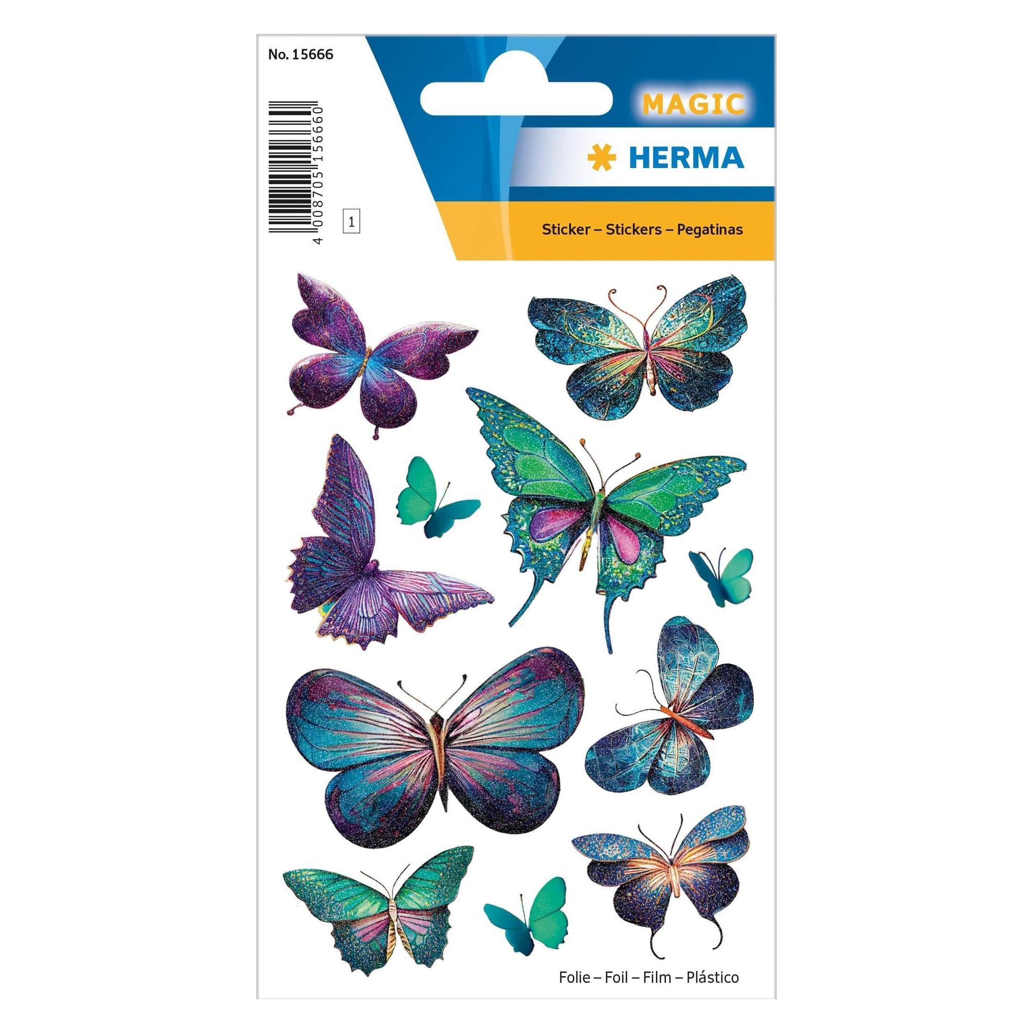 Herma Sticker Schmetterlinge (11 Sticker) (15666)